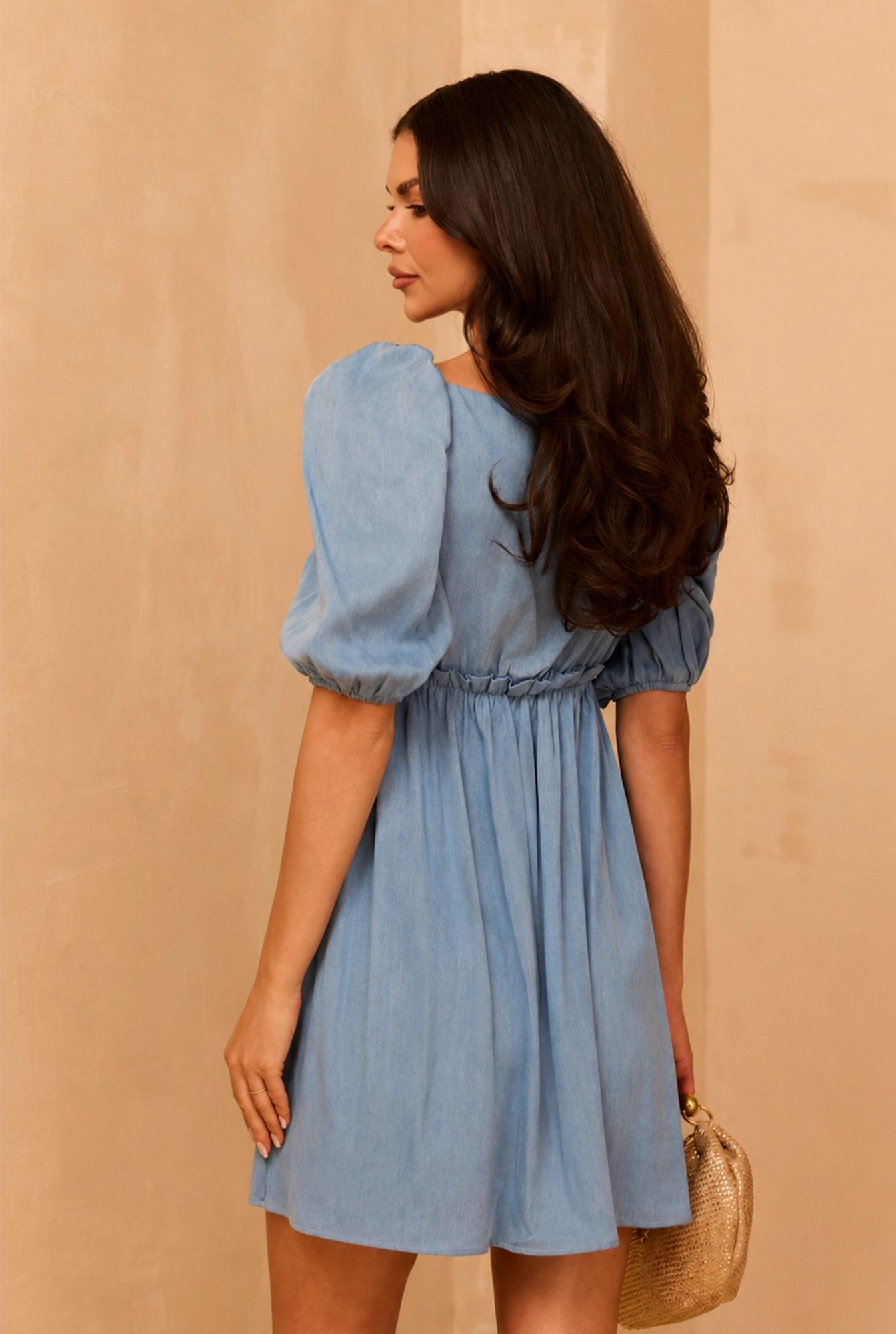 Tereza – vestido azul TALL
