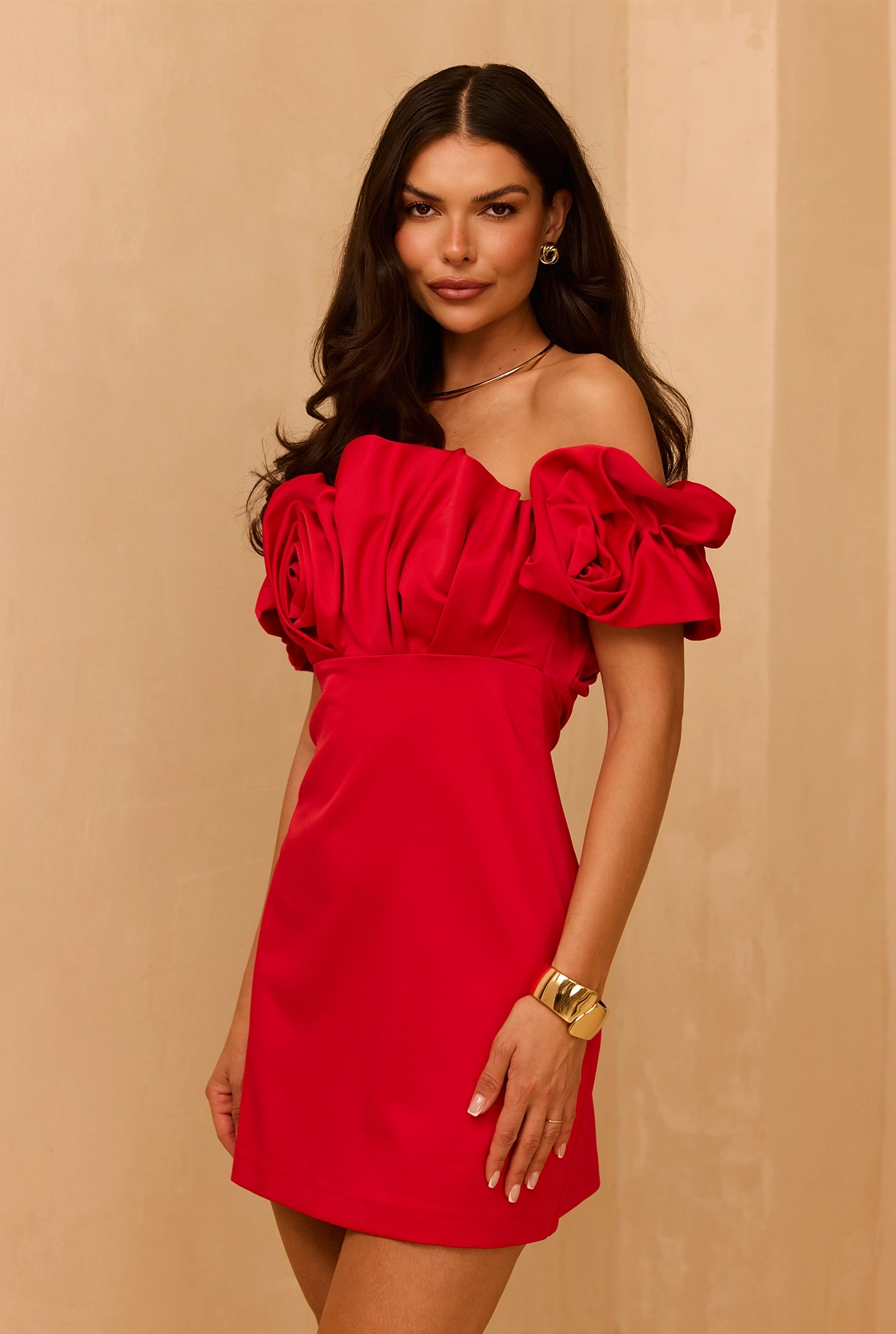 Olione - minivestido encorsetado con aros